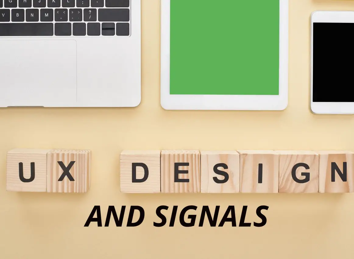 UX design and signals for on page SEO