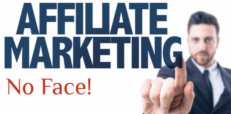 affiliate marketing without showing your face