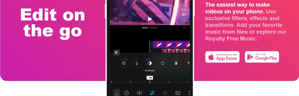 InVideo mobile app