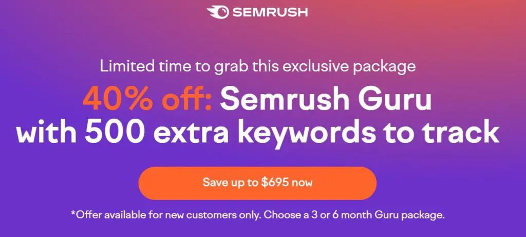 SEMrush discount