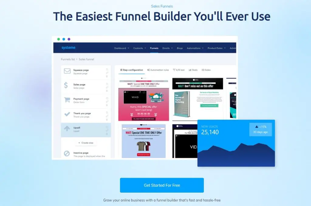 System.io sales funnel builder review 