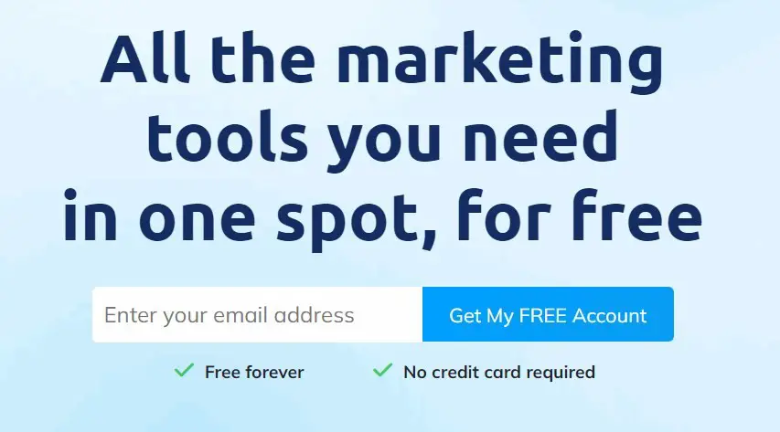 Systeme.io free email marketing and funnel-building software homepage screenshot