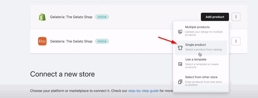 Gelato Personalization Studio Shopify integration: Adding products