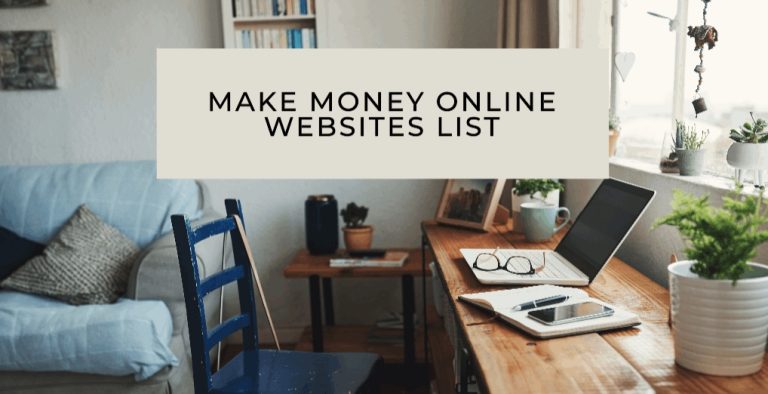 make money online websites list